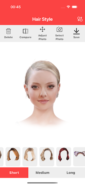 Hair Style App Preview